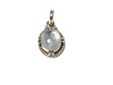 MOONSTONE Sterling Silver 925 Gemstone Pendant - (MSPT1306171)