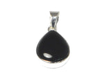 Teardrop Black ONYX Sterling Silver 925 Gemstone Pendant