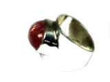 SUNSTONE Sterling Silver 925 Gemstone Ring - Size K - (SSR2505171)