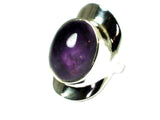 AMETHYST Sterling Silver 925 Gemstone Ring (Size N)