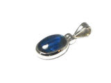 KYANITE Sterling Silver 925 Oval Gemstone Pendant - Gift Boxed (KYPT0208171)