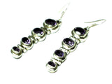 AMETHYST Sterling Silver 925 Gemstone Earrings - (AME1207171)