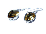 CITRINE Sterling Silver Gemstone Earrings 925 - (CTE1207172)