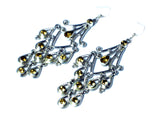 Large CITRINE Sterling Silver Gemstone Earrings 925 - (CTE1807171)