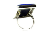 LAPIS LAZULI Sterling Silver 925 Gemstone Ring - Size Q - (LLR1807172)