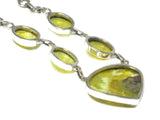PREHNITE Sterling Silver 925 Gemstone Necklace - (PRNL1807171)