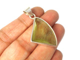 AQUAMARINE Sterling Silver 925 Gemstone Pendant