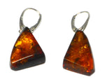 Baltic AMBER Sterling Silver Gemstone Earrings 925