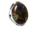 Rainforest JASPER Sterling Silver 925 Ring - Size U