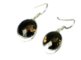 Smoky QUARTZ Sterling Silver 925 Gemstone Earrings - (SQE2605171)