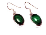 MALACHITE Sterling Silver 925 Gemstone Earrings - (MLS2605171)