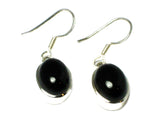 BLACK ONYX Sterling Silver Gemstone Earrings 925