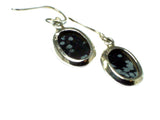 Snowflake Obsidian Sterling Silver 925 Gemstone Earrings - (SFE2605171)